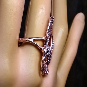 Jewelry | Unique Hummingbird Rhinestones Ring | Poshmark